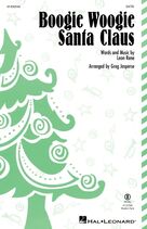 Cover icon of Boogie Woogie Santa Claus (arr. Greg Jasperse) sheet music for choir (SATB: soprano, alto, tenor, bass) by Patti Page, Greg Jasperse and Leon Rene, intermediate skill level