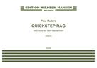 Cover icon of Quickstep Rag sheet music for piano solo by Poul Ruders, classical score, intermediate skill level