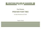 Cover icon of Prayer For Two sheet music for piano solo by Poul Ruders, classical score, intermediate skill level