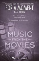 Cover icon of For A Moment (from Wonka) (arr. Roger Emerson) (complete set of parts) sheet music for orchestra/band (Rhythm) by Calah Lane & Timothée Chalamet, Neil Hannon and Roger Emerson, intermediate skill level