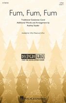 Cover icon of Fum, Fum, Fum (arr. Audrey Snyder) sheet music for choir (2-Part)  and Audrey Snyder, intermediate duet