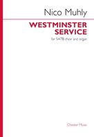 Cover icon of Westminster Service sheet music for choir (SATB: soprano, alto, tenor, bass) by Nico Muhly, classical score, intermediate skill level