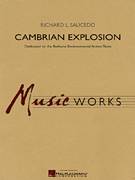Cover icon of Cambrian Explosion (COMPLETE) sheet music for concert band by Richard L. Saucedo, intermediate skill level
