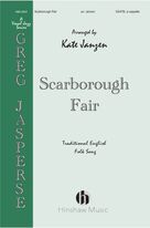Cover icon of Scarborough Fair sheet music for choir (SSATB) by Kate Janzen, intermediate skill level