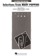 Cover icon of Selections from Mary Poppins (COMPLETE) sheet music for concert band by Ted Ricketts, intermediate skill level