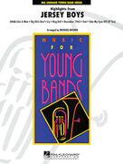 Cover icon of Highlights from Jersey Boys (COMPLETE) sheet music for concert band by Michael Brown, intermediate skill level