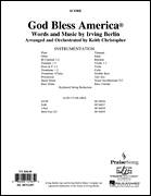 Cover icon of God Bless America (complete set of parts) sheet music for orchestra/band (Orchestra) by Irving Berlin and Keith Christopher, intermediate skill level