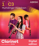 Cover icon of Humdinger Hoedown (Grade 1, list C3, from the ABRSM Clarinet Syllabus from 2026) sheet music for clarinet solo by Sarah Watts, classical score, intermediate skill level