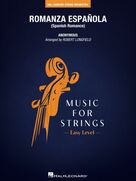 Cover icon of Romanza Espanola (Spanish Romance) (COMPLETE) sheet music for orchestra by Robert Longfield and Anonymous, intermediate skill level