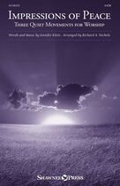 Cover icon of Impressions Of Peace (arr. Richard A. Nichols) sheet music for choir (SATB: soprano, alto, tenor, bass) by Jennifer Klein and Richard A. Nichols, intermediate skill level