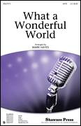 Cover icon of What A Wonderful World (arr. Tripp Carter) sheet music for choir (SATB: soprano, alto, tenor, bass) by George David Weiss, Bob Thiele, Louis Armstrong and Mark Hayes, intermediate skill level