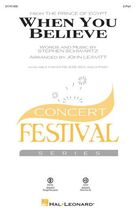 Cover icon of When You Believe (from The Prince Of Egypt) (arr. John Leavitt) sheet music for choir (2-Part) by Stephen Schwartz and John Leavitt, intermediate duet