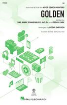 Cover icon of Golden (from KPop Demon Hunters) (arr. Roger Emerson) sheet music for choir (SAB: soprano, alto, bass) by Huntr/x (Ejae, Audrey Nuna and Rei Ami), Roger Emerson, 24, Ido, Kim Eun-jae (aka EJAE), Mark Sonnenblick and Park Hong-Jun (Aka Teddy Park), intermediate skill level