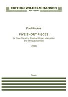Cover icon of Five Short Pieces sheet music for string orchestra by Poul Ruders, classical score, intermediate skill level