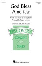 Cover icon of God Bless America (arr. Roger Emerson) sheet music for choir (3-Part Mixed) by Irving Berlin and Roger Emerson, intermediate skill level