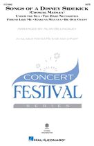 Cover icon of Songs of a Disney Sidekick (Choral Medley) (complete set of parts) sheet music for orchestra/band by Elton John, Alan Billingsley and Tim Rice, intermediate skill level