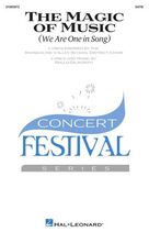 Cover icon of The Magic Of Music (We Are One In Song) sheet music for choir (SATB: soprano, alto, tenor, bass) by Rollo Dilworth and Snoqualmie Valley School Choir, intermediate skill level