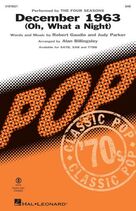 Cover icon of December 1963 (Oh, What A Night) (arr. Alan Billingsley) sheet music for choir (SAB: soprano, alto, bass) by The Four Seasons, Alan Billingsley, Bob Gaudio, Judy Parker and Robert Gaudio, intermediate skill level