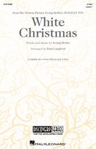 Cover icon of White Christmas sheet music for choir (2-Part) by Irving Berlin and Paul Langford, intermediate duet