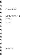 Cover icon of Meditation sheet music for organ by Owain Park, classical score, intermediate skill level