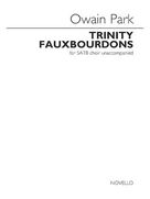 Cover icon of Trinity Fauxbourdons sheet music for choir (SATB: soprano, alto, tenor, bass) by Owain Park, classical score, intermediate skill level