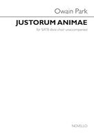Cover icon of Justorum Animae sheet music for choir (SATB: soprano, alto, tenor, bass) by Owain Park, classical score, intermediate skill level