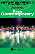 Cover icon of Pirates of the Caribbean: At World's End (arr. Brown) sheet music for marching band (baritone t.c.) by Hans Zimmer and Michael Brown, intermediate skill level