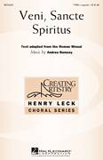 Cover icon of Veni Sancte Spiritus sheet music for choir (TTBB: tenor, bass) by Andrea Ramsey and Roman Missal, intermediate skill level