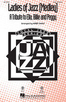Cover icon of Ladies Of Jazz (Medley) (complete set of parts) sheet music for orchestra/band (Rhythm) by Kirby Shaw, Billie Holiday, Ella Fitzgerald and Peggy Lee, intermediate skill level
