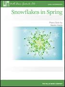 Cover icon of Snowflakes In Spring sheet music for piano solo (elementary) by Naoko Ikeda, beginner piano (elementary)