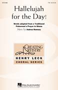 Cover icon of Hallelujah For The Day! sheet music for choir (TTBB: tenor, bass) by Andrea Ramsey, intermediate skill level