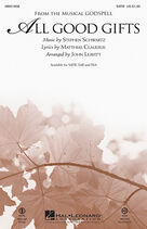 Cover icon of All Good Gifts (complete set of parts) sheet music for orchestra/band (Strings) by Stephen Schwartz, Godspell (Musical) and John Leavitt, intermediate skill level