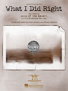 Cover icon of What I Did Right sheet music for voice, piano or guitar by Sons Of The Desert, Drew Womack and Sonny LeMaire, intermediate skill level