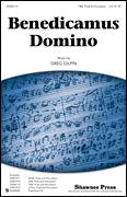 Cover icon of Benedicamus Domino sheet music for choir (TBB: tenor, bass) by Greg Gilpin, intermediate skill level