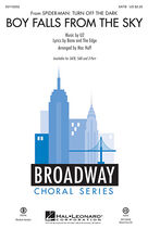 Cover icon of Boy Falls From The Sky (from Spider-Man: Turn Off the Dark) sheet music for orchestra/band (drums) by U2, Bono, Mac Huff and The Edge, intermediate skill level