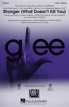 Cover icon of Stronger (What Doesn't Kill You) (complete set of parts) sheet music for orchestra/band by Glee Cast and Ed Lojeski, intermediate skill level