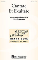 Cover icon of Cantate Et Exultate sheet music for choir (2-Part) by Ken Berg, intermediate duet