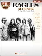 Cover icon of The Sad Cafe sheet music for guitar (tablature, play-along) by The Eagles, intermediate skill level