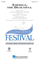 Cover icon of America, The Beautiful sheet music for choir (SAB: soprano, alto, bass) by Rollo Dilworth, Katherine Lee Bates and Samuel Augustus Ward, intermediate skill level