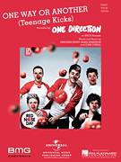 Cover icon of One Way Or Another (Teenage Kicks) sheet music for voice, piano or guitar by One Direction, Deborah Harry and Nigel Harrison, intermediate skill level