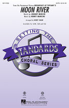 Cover icon of Moon River (complete set of parts) sheet music for orchestra/band by Kirby Shaw, Andy Williams and Henry Mancini, wedding score, intermediate skill level