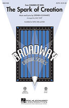 Cover icon of The Spark Of Creation (from Children of Eden) sheet music for choir (SAB: soprano, alto, bass) by Mac Huff and Stephen Schwartz, intermediate skill level