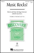 Cover icon of Music Rocks! sheet music for choir (2-Part) by Roger Emerson and John Jacobson, intermediate duet