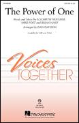 Cover icon of The Power Of One sheet music for choir (2-Part) by Dan Davison, intermediate duet