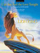 Cover icon of Can You Feel The Love Tonight (from The Lion King) sheet music for piano solo (big note book) by Elton John and Tim Rice, wedding score, easy piano (big note book)