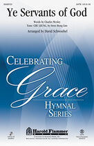 Cover icon of Ye Servants of God (COMPLETE) sheet music for orchestra/band by Charles Wesley, David Schwoebel and Swee Hong Lim, intermediate skill level