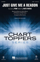 Cover icon of Just Give Me A Reason sheet music for choir (SSA: soprano, alto) by Mark Brymer, Miscellaneous and P!nk, intermediate skill level