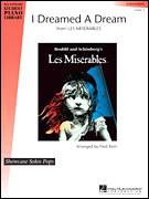 Cover icon of I Dreamed A Dream sheet music for piano solo (elementary) by Claude-Michel Schonberg, Fred Kern, Les Miserables (Musical), Miscellaneous, Alain Boublil, Herbert Kretzmer and Jean-Marc Natel, beginner piano (elementary)