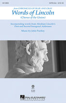 Cover icon of Words of Lincoln (COMPLETE) sheet music for orchestra/band by John Purifoy, intermediate skill level