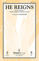 Cover icon of He Reigns (complete set of parts) sheet music for orchestra/band by Mark Brymer and Newsboys, intermediate skill level